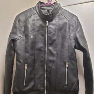 BRAND NEW, R.C. COLLECTION, ITALIAN FAUX LEATHER JACKET, MEDIUM!!!